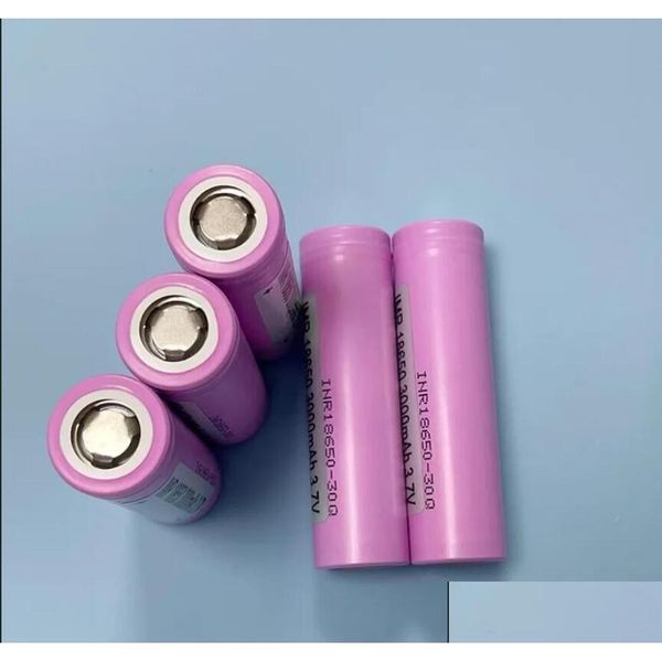 Batterie di alta qualità 30Q 3000MAH Batteria ricaricabile - 20A Consegnazione fiscale massima con Paesi Bassi 7K 9K 12K Consegna a goccia a caduta Elettronica OTK2X