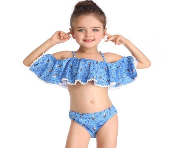 Costume da bagno per bambini da 10 anni Costume da bagno per ragazze Bikini Costume da bagno sportivo per bambini Costume da bagno patchwork da spiaggia Body per bambini Costume da bagno per ragazze 14 Y1906154431