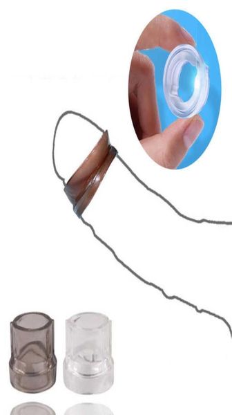 Itens de massagem anel de correção de prepúcio de silicone brinquedo reutilizável anéis de pênis glans cockring retardar a ejaculação brinquedos sexuais para homens adultos5832883