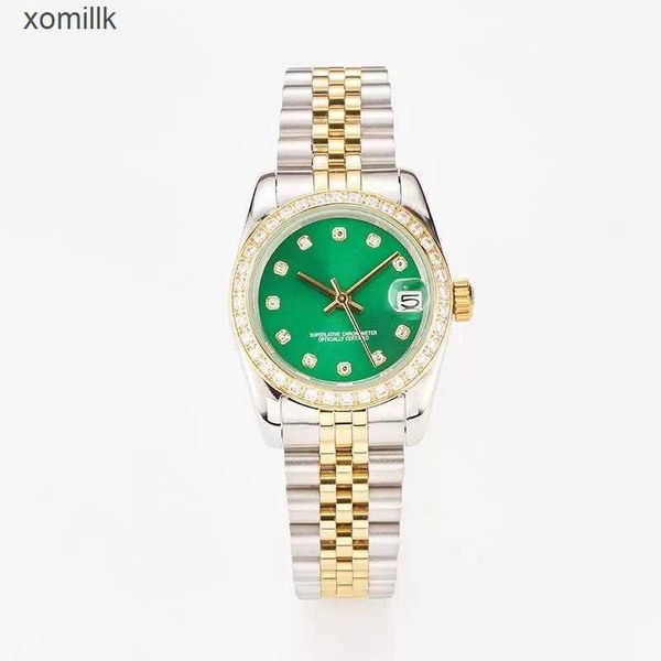 AA Moda Luxo Mulheres Relógios Designer Luminoso 28mm Dayjust Diamond Lady Watch Relógios de Pulso de Aço Inoxidável para Mulheres Aniversário Presente de Natal 9ayj BT79