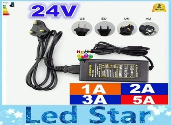 24V LED-Transformator 5A 3A 2A 1A LED-Netzteil Hochwertiger LED-Treiber AC 110-240V für LED-Streifenlicht2351452