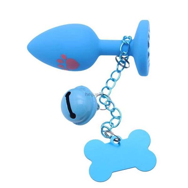 Brinquedos anais Silicone Anal Bead Butt Plug Metal Pequeno Sino Jogos Adultos Brinquedos Sexuais Para Mulheres Homens Gay Masturbação Casais Flertando ProductsL2403