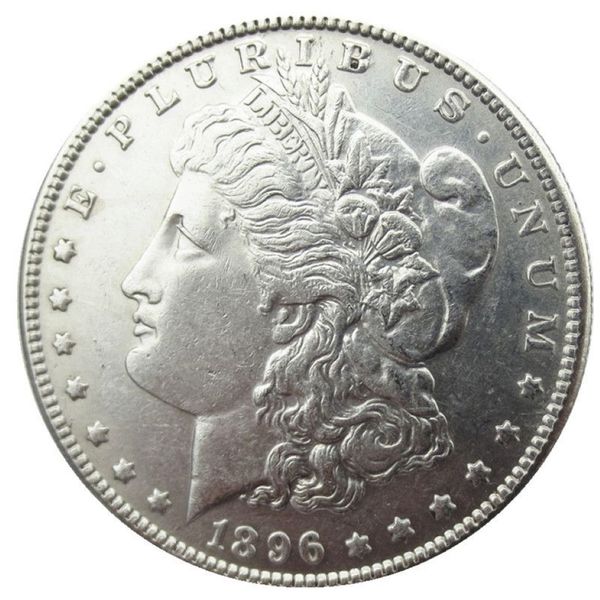 90% Argento US Morgan Dollar 1896-P-S-O NUOVO VECCHIO COLORE Copia artigianale Moneta Ornamenti in ottone Accessori per la decorazione della casa227h