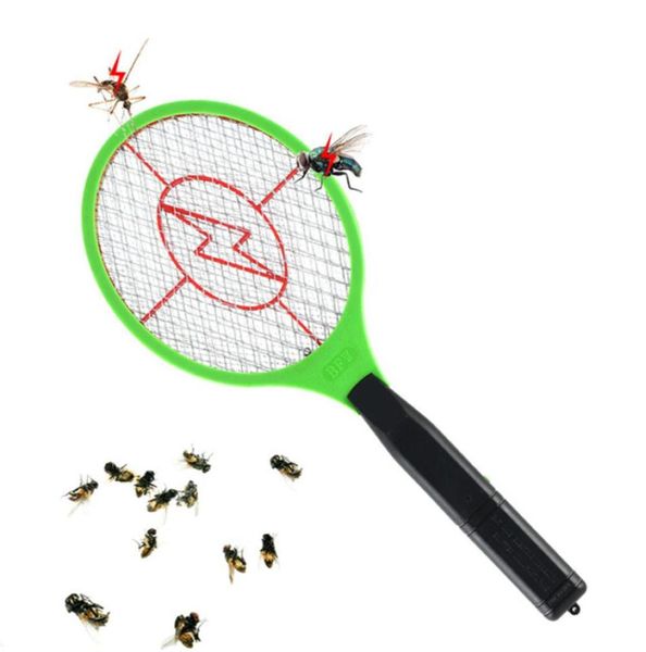 Gadgets ao ar livre verão operado mão raquete elétrica mosquito mata-insetos casa jardim pragas bug zapper assassino5124522