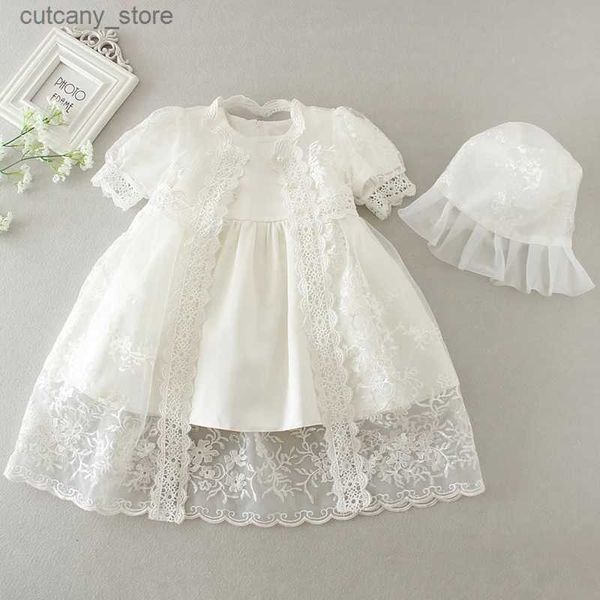 Mädchenkleider Baby Mädchen Kleid Kurzarm Kinder Erster Geburtstag Ballkleid Säuglingskleider Für Taufe Brautjungfer Party Prinzessin Kleid 0-24M L240311