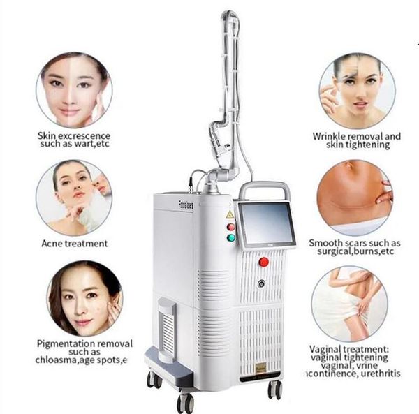 Uso de salão de beleza facial lser co2 laser anti-rugas remoção de cicatrizes de manchas pele apertando resurfacing vagina apertando máquina de beleza de remoção de estrias