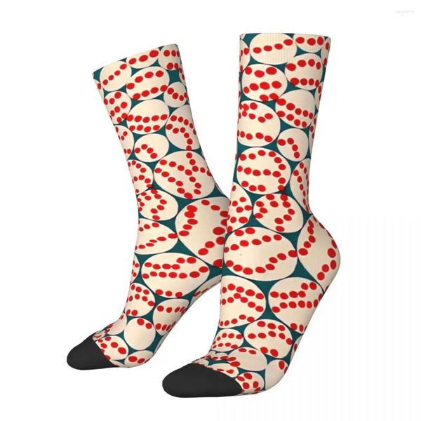 Calzini da uomo Yayoi Kusama Artista giapponese Fodera bianca Uomo Donna Outdoor Novità Primavera Estate Autunno Inverno Calze Regalo