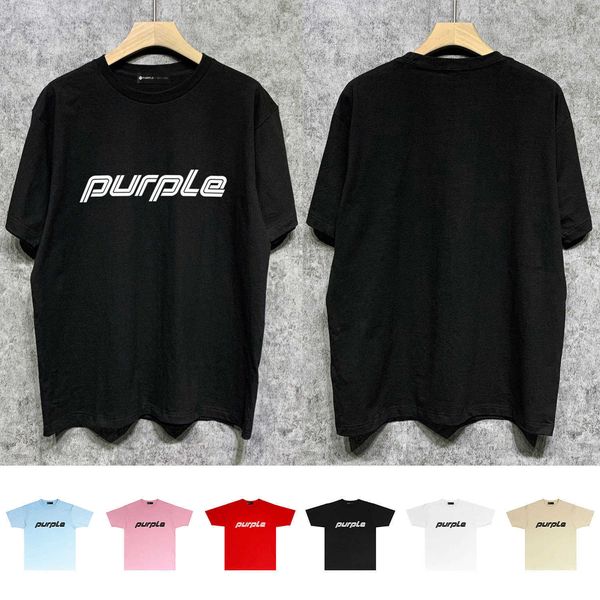 Herren T-Shirt Long Term Trendy Brand Purple Brand T-Shirt Kurzarm Shirtniht