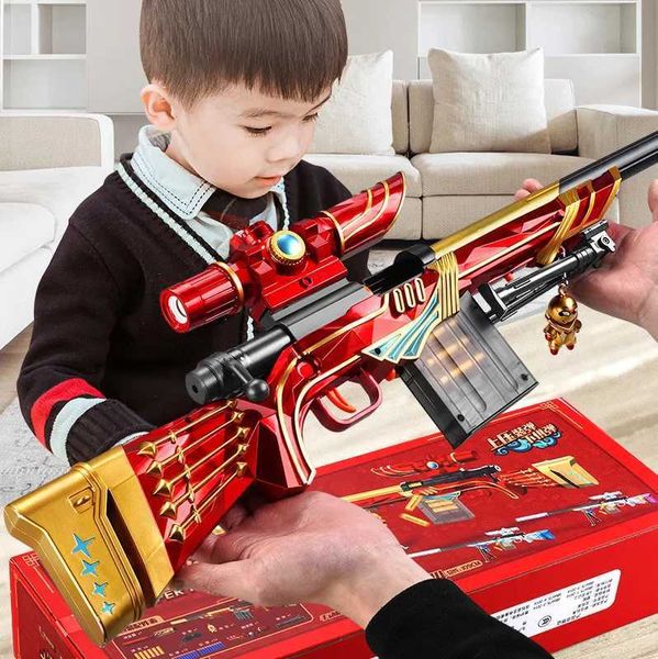 Игрушечный пистолет, новинка 2024 года, M24, пуля для стрельбы, мягкая пуля, AWM, имитация пистолета для мальчиков, 98k, снайперская стрельба, подарок на открытом воздухе для детей, игрушечный пистолет 240307