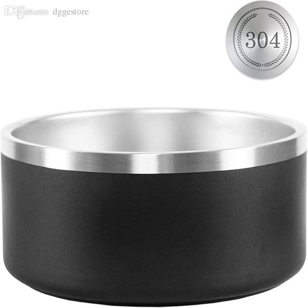 Boomer Dog Bowls 32 onças de aço inoxidável antiderrapante tumblers parede dupla isolada a vácuo grande capacidade 32 onças tigela para cães suprimentos para animais de estimação 241r