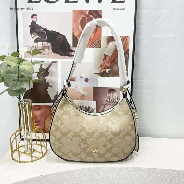 Atacado designer novas bolsas 50% de desconto nova moda versátil tecido alça de ombro nas axilas saco grande capacidade impressão crescente casual