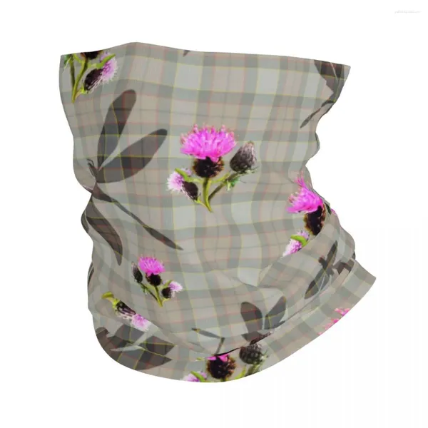 BANDANAS SCOTTISH DRAGONFLY TARTAN BANDANA Boyun Gaiter Yürüyüş Kampı Erkekler Kadınlar Sarbaşı Outlander Show Head Band Iarmer