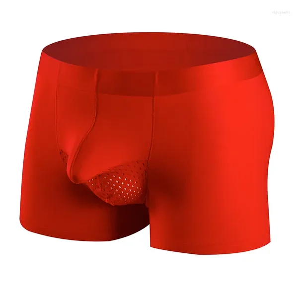 Cuecas masculinas cueca boxer shorts respirável calcinha modal cuidados masculinos juventude saudável pantie