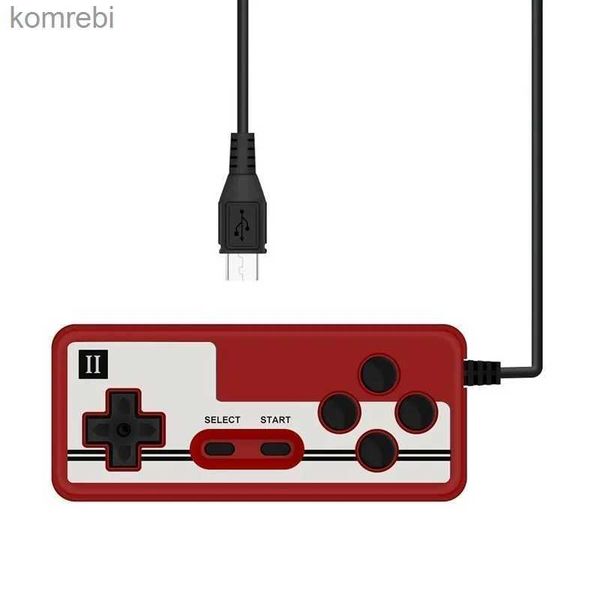 Oyun Denetleyicileri Joysticks Retro Taşınabilir Mini Kablolu Kablolu Joystick Remote Gamepad FC Oyun Konsolu L24312