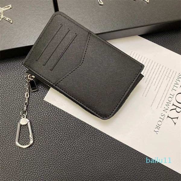 2024 Chaveiros Homens e Mulheres Designer Zero Carteira Classic Color Label Credit Small Card Bag 13.5 * 8.5cm