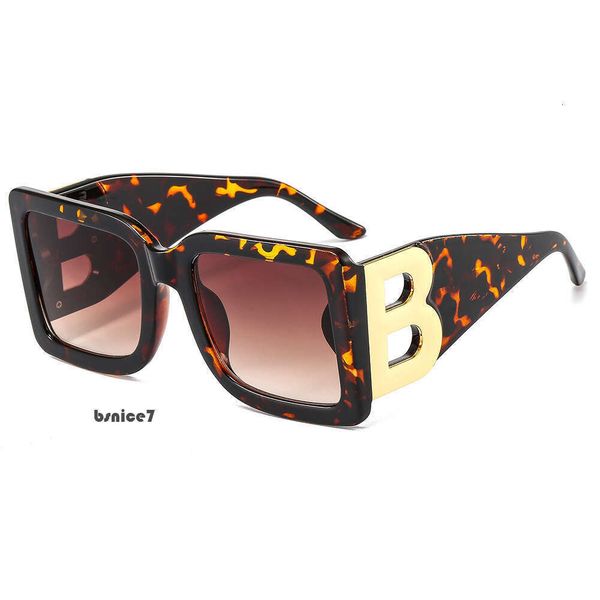 Balanciaga Designer-Sonnenbrille B Familys Same Sonnenbrille Luxuriöse neue BB Balanace Damen-Sonnenbrille mit großem Rahmen, quadratische Brille mit quadratischem Rahmen, Balanciaga-Sonnenbrille 3430