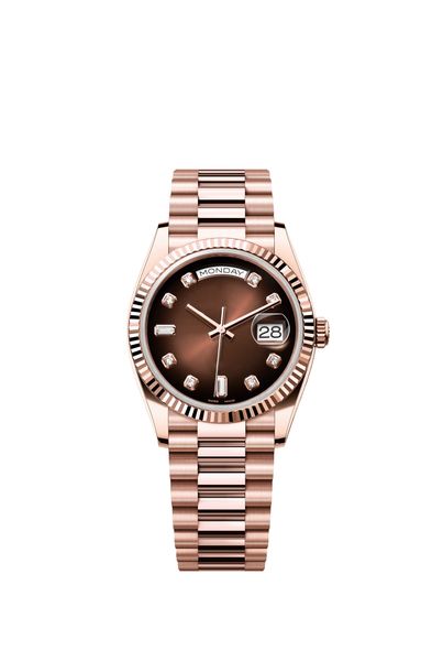 Marke Clean Menwatch hochwertige Labour Designer Watch DayDate 36 mm mechanische Automatik Uhren Diamond Watch Rol Watch for Man Luxur 2751