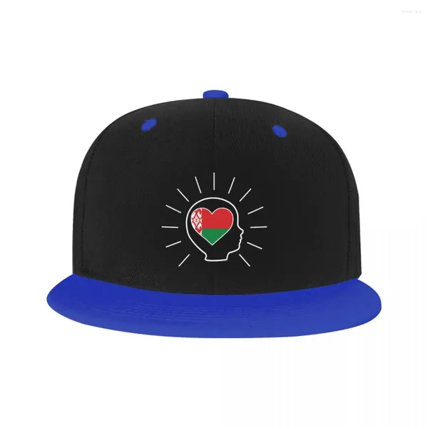 Bola bonés punk bielorrússia amor bandeira projetos hip hop boné ao ar livre coração bielorrusso plana skate snapback pai chapéu