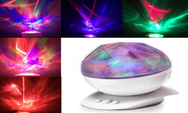 Diamond Aurora Borealis Светодиодный проектор, лампа с изменением цвета, 8 настроений, USB-светильник с динамиком, новинка, свет Gift5029006