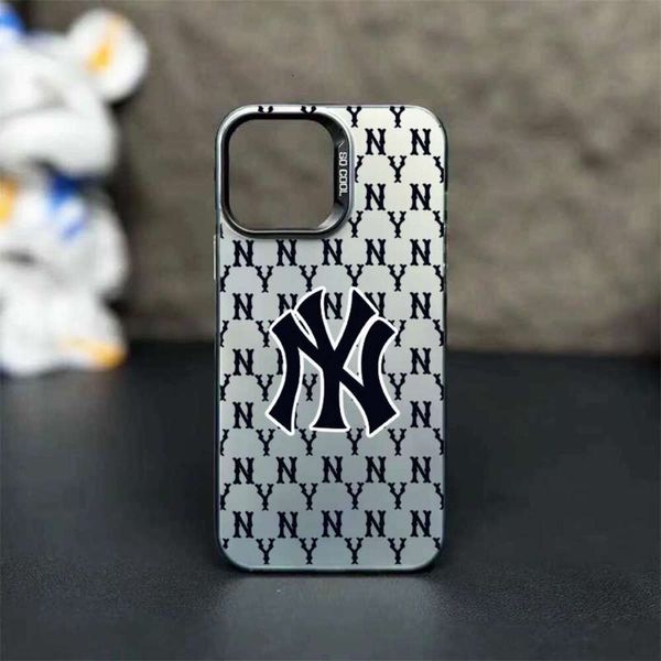 Moda europeia e americana NY adequada para Apple 15 Phone Case Iphone 14/13/12 Promax Anti Drop Advanced Gradient