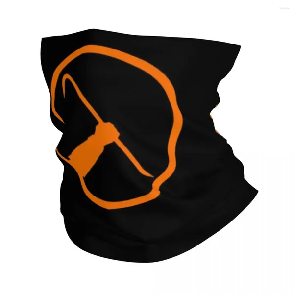 Bandanas meia vida fanmade logotipo bandana pescoço mais quente das mulheres dos homens inverno tubo de esqui cachecol gaiter ação vídeo jogo rosto capa