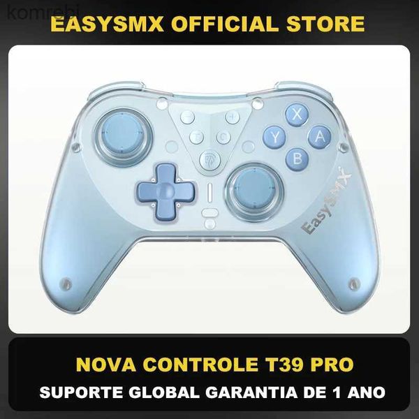 Controller di gioco Joystick EasySMX T39 Pro Controller wireless Bluetooth compatibile con Nintendo Switch PC Laptop Steam NFC Gamepad Joystick 3D Hall L24312