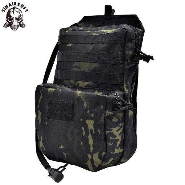 Çantalar taktik yelek aksesuar molle su torbası askeri ordu saldırısı savaş sırt çantası EDC Airsoft avcılık sırt çantası yelek torbası ekipmanı