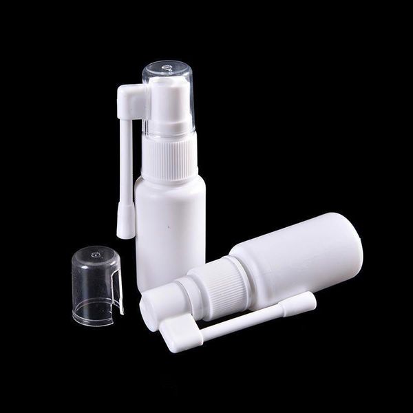 Atomizzatore portatile per naso con spruzzatore con rotazione di 360 gradi Pompa nasale in plastica bianca nebulizzata Flaconi spray naso vuoto 10 ml Qdtel Eufdh