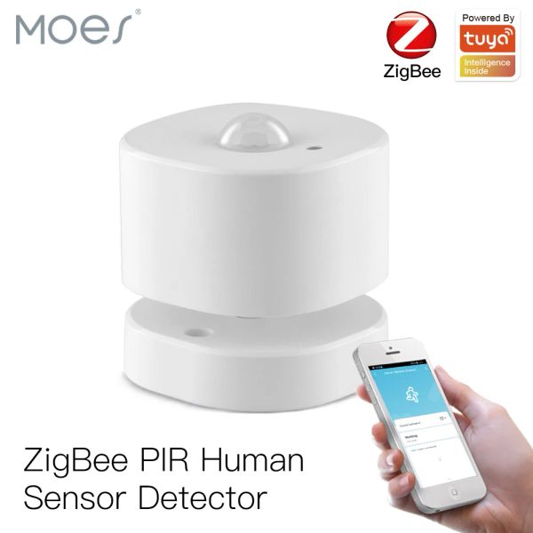 Controle zigbee pir sensor de movimento humano detector vida inteligente tuya app controle ligação inteligente sistema alarme casa inteligente