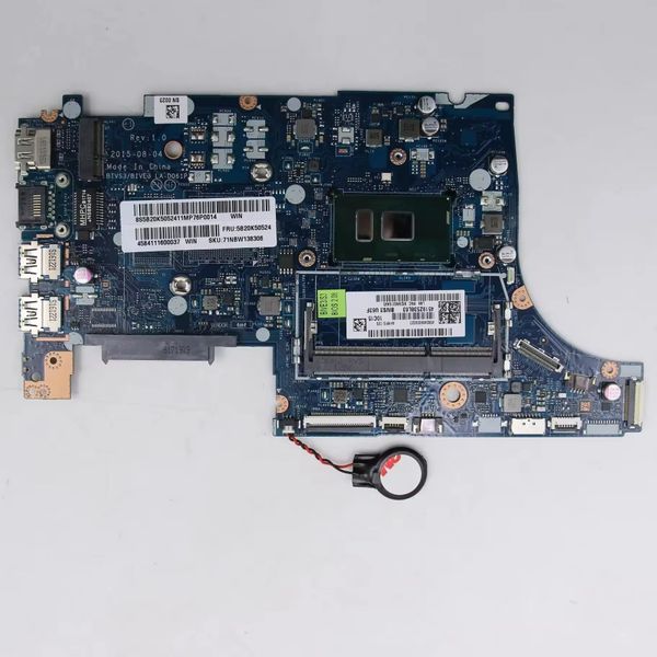 Sn la-d061p fru PN 5B20K50524 CPU I56200U Uma Modell Kompatibler Ersatz BIVS3 Bive3 500S-13ISK Laptop IdeaPad Motherboard