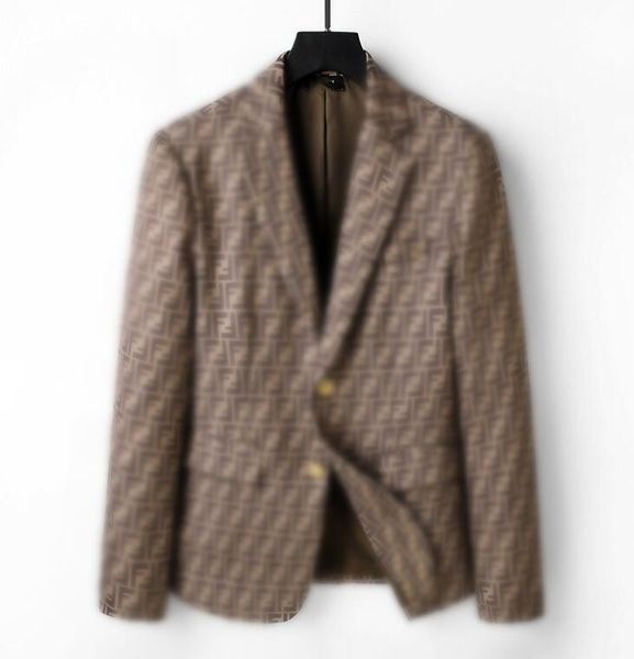 Роскошные мужские пиджаки, верхняя одежда высокого качества, повседневные с принтом и буквами, модные поло с лацканами и воротником, пальто большого размера 3XL