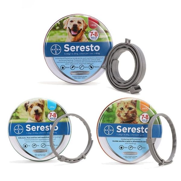 Collare per cani Set di pettorine e guinzagli per cani Forniture per cani Collare per vermi in vitro per cani da compagnia oltre alle pulci in parassiti efficaci 210254b