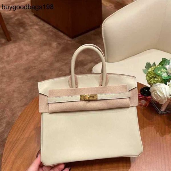 Borsa firmata Borse da donna Borse cucite a mano Marca da donna di lusso Milk Shake Bottone in oro bianco Pelle di grande capacità BPE5