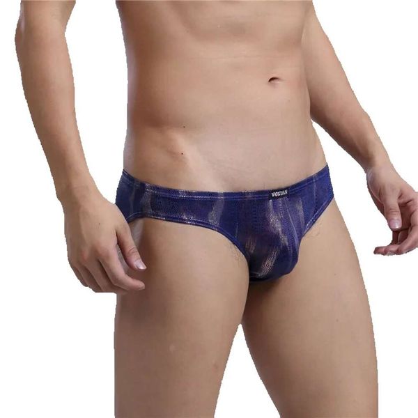 Slip Spandex B Nuovo arrivo Uomo Mutande Intimo gay Moda Liscio Sottile Stampa Cueca Traspirante Trasparente Sexy Casual Breve Sle GG riefs reathable rief