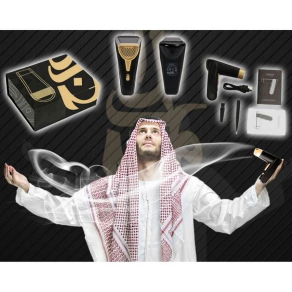 Novo portátil mini usb queimador de incenso elétrico bakhoor recarregável muçulmano ramadan dukhoon árabe incenso311l