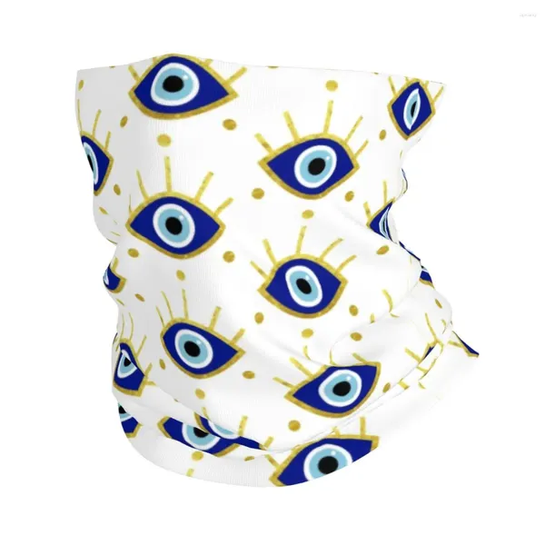 Bandane Mediterranee Protezione contro gli occhi malvagi Bandana Scaldacollo Uomo Donna Inverno Sci Tubo Sciarpa Ghetta Amuleto spirituale Copertura per il viso