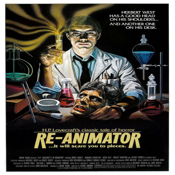 RE-ANIMATOR Film 1985 H. P. Lovecraft Gemälde Kunstfilmdruck Seidenposter Home Wanddekoration 60 x 90 cm207B