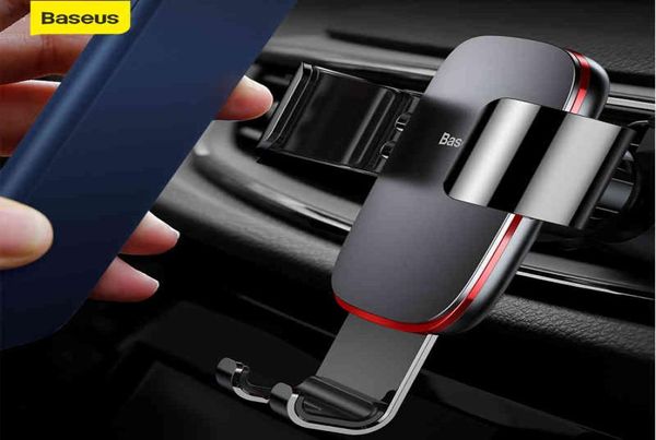 Baseus Universal Phone iPhone Für Huawei Auto Air Vent Mount Metall Schwerkraft Unterstützung Telefon Voiture Holder8479938