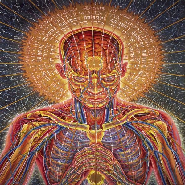 Плакат 32x24 17x13 Trippy Alex Grey, настенный постер с принтом, домашний декор, наклейки на стену, наклейка--003300v