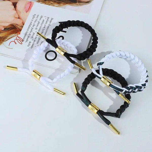 Braccialetti con ciondoli Bracciale con leone piccolo placcato oro Coppia di studenti Un paio di tessuti riflettenti regalo all'ingrosso