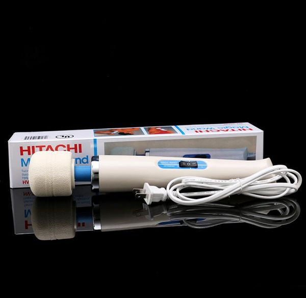 Hitachi Zauberstab-Massagegerät AV-Vibrator-Massagegerät Persönliches Ganzkörpermassagegerät HV250R 110240V elektrisch USEUAUUK-Stecker Promotion3844241