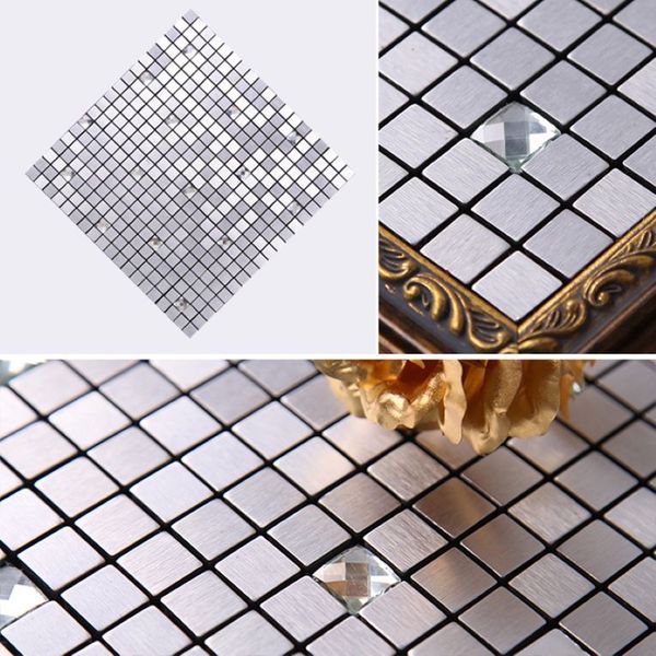 Autoadesivo Mosaico Backsplash Adesivo Peel Stick Wall Tile Room Decoration236k