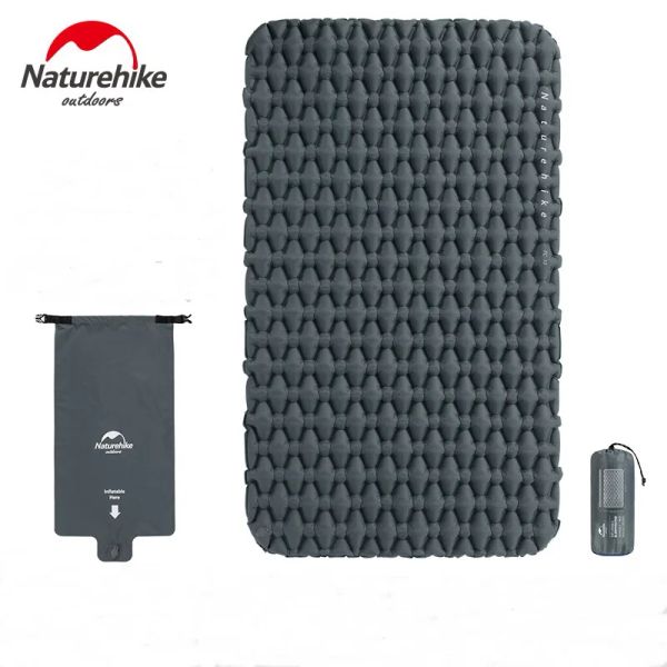 Matte Naturehike Outdoor 2 Personen Aufblasbare Matratze Ultraleichte Isomatten Luftmatratzen Camping Matte Kissen Mit Füll Airbag