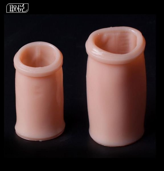 2 pzset Uomini Prepuzio Correttore Fimosi Anelli Del Pene Cockring Ritardo Eiaculazione Giocattoli Del Sesso Per Gli Uomini SH1907273592936