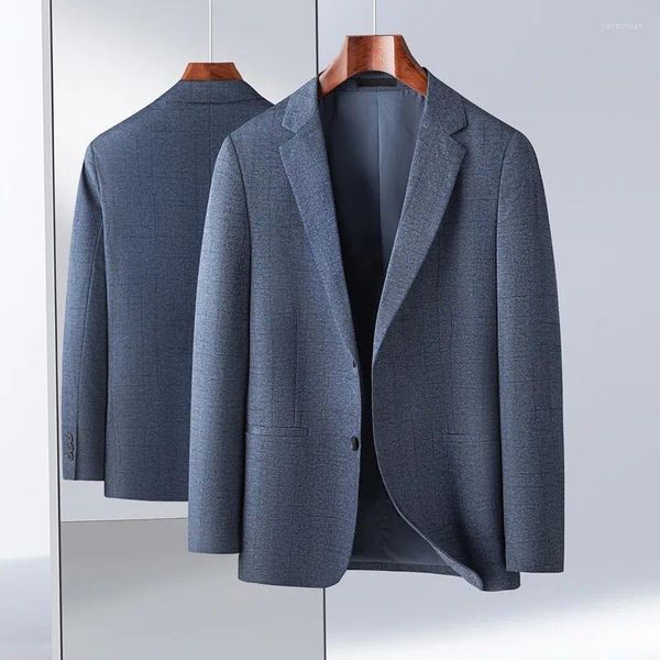 Abiti da uomo Primavera Moda di alta qualità Bella tendenza Tempo libero Business Boutique Abito singolo casual a righe Blazer Hombre