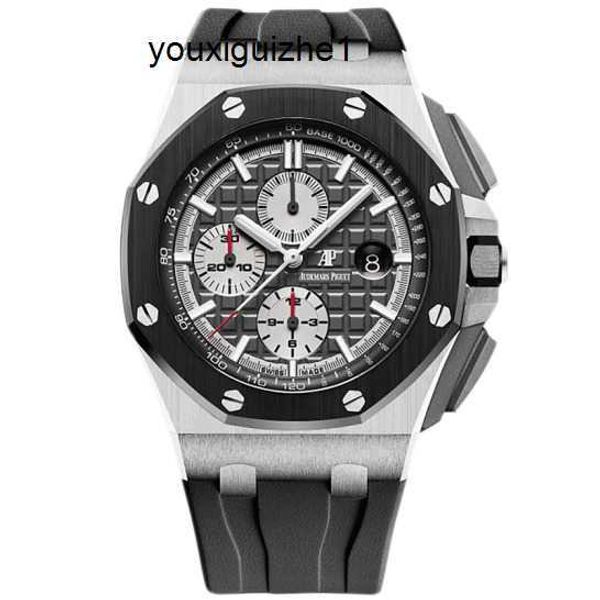 Marca Tactical AP Watch Royal Oak Offshore Series Titanium Automatic Mechanical Mens Watch 26400IO.OO.A004CA.01