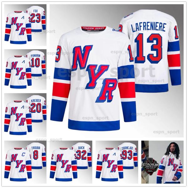 Özel Erkekler Kadınlar Gençlik New York''rangers''''stadium Serisi Jersey Adam Fox Artemi Panarin K'andre Miller Chris Kreider Mika Zibanejad Igor Shesterkin Blake Wheeler Kaapo