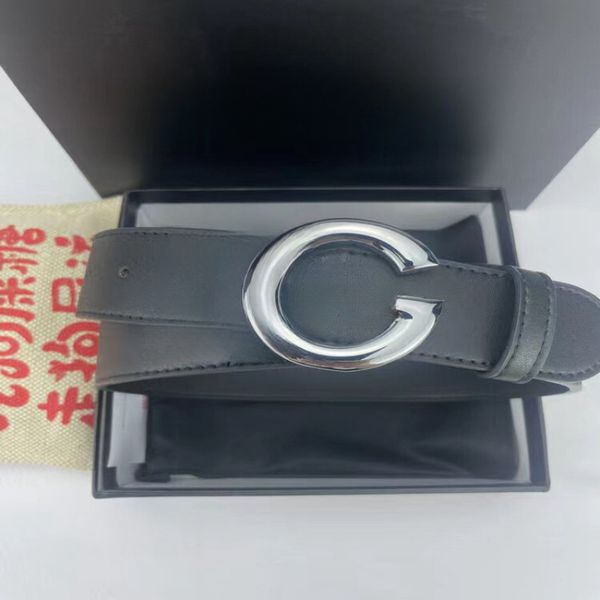 Cintura di design Cintura di lusso Nuova moda da donna Lettera Fibbia per cintura Accessori Cinture casual in pelle di vacchetta da uomo
