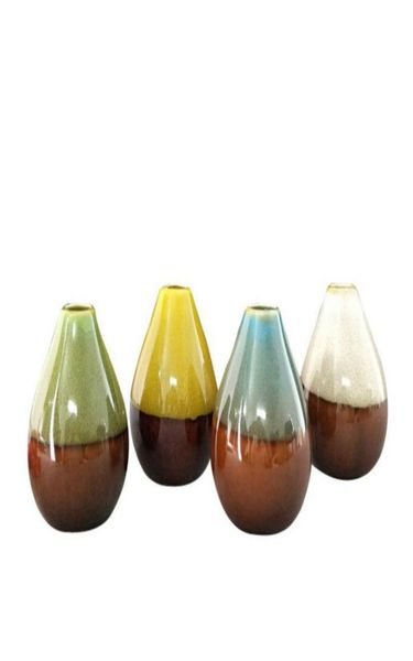 Seramik saksı vazo yaratıcı hassas festival hediyeleri ofis porselen ana masa dekor süsü mini vazolar7220418