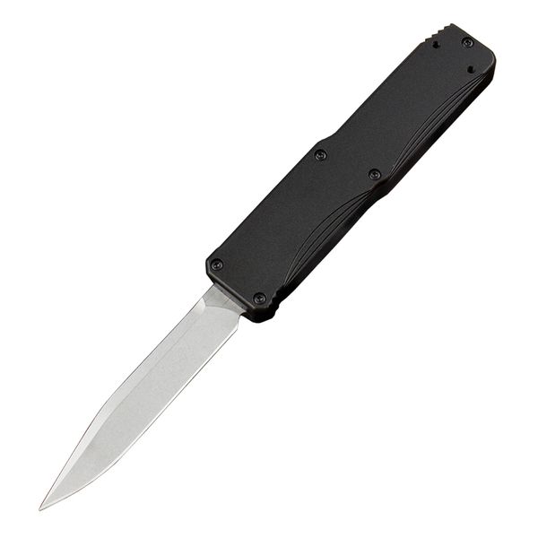 Offerta speciale A2361 BM 14800 HK Coltello tattico AUTO D2 Stone Wash Blade CNC Manico in alluminio aeronautico Escursione di campeggio esterna Coltelli tascabili EDC con borsa in nylon